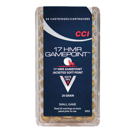 CCI SP Gamepoint - 17 HMR 20gr. salonpatroner