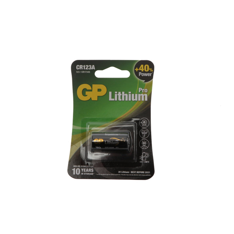GP CR123 1 stk. Lithium batteri